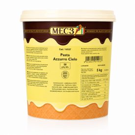 SKY BLUE ICE CREAM PASTE 5 KG - MEC3 | MEC3 | Certifications: gluten free, diary free; Pack: bucket of 5 kg; Product family: fla