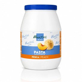 PEACH PASTE - MARTINI LINEA GELATO | Certifications: gluten free, diary free, vegan, hydrogenated fat free, emulsifier free; Pac