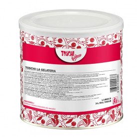 Buy online BRIGHT CHERRY VARIEGATED Toschi Vignola | box of 12 kg.-4 cans of 3 kg. | Cream of sour cherries with sour cherries i
