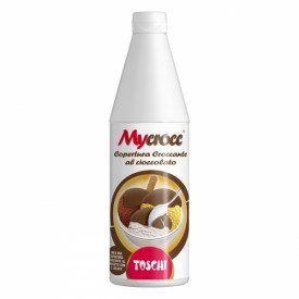 TOPPING MYCROCC CHOCOLATE 900 G | Toschi Vignola | Pack: box of 5.4 kg.-6 bottles of 0.9 kg.; Product family: toppings and syrup