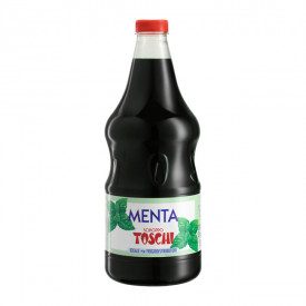 MINT SYRUP PET 3 KG. | Toschi Vignola | Certifications: vegan; Pack: box of 18 kg.-6 pet bottles of 3 kg.; Product family: toppi