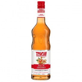 Gelq.it | Buy online GINGERBREAD SYRUP Toschi Vignola | box of 7.92 kg.-6 bottles of 1.32 kg. | High concentration syrup for slu