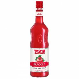 SCIROPPO FRAGOLA DENSO | Toschi Vignola | Certificazioni: vegan; Confezione: bottiglia da 1,32 kg.; Tipo di prodotto: topping e 