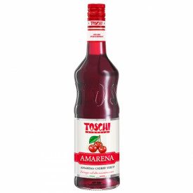 SOUR CHERRY SYRUP | Toschi Vignola | Certifications: vegan; Pack: box of 7.92 kg.-6 bottles of 1.32 kg.; Product family: topping