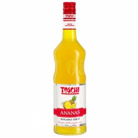 Gelq.it | Buy online PINEAPPLE SYRUP Toschi Vignola | box of 7.92 kg.-6 bottles of 1.32 kg. | High concentration syrup for slush