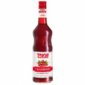 Gelq.it | Buy online CRANBERRY SYRUP Toschi Vignola | box of 7.92 kg.-6 bottles of 1.32 kg. | High concentration syrup for slush