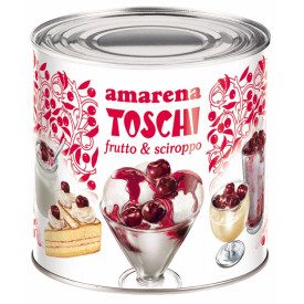 Buy online SOUR CHERRY 18/20 - 2.75 Kg. Toschi Vignola | 1 can of 2.75 kg. | Whole sour cherries in syrup 18/20 mm. caliber.