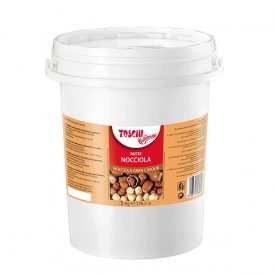 HAZELNUT PURE TGT PASTE | Toschi Vignola | Pack: box of 10 kg.-2 buckets of 5 kg.; Product family: nut pastes | A pure hazelnut 