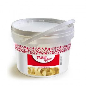 Gelq.it | Buy online CREAM ANTONELLA WHITE Toschi Vignola | box of 6 kg.-2 buckets of 3 kg. | Ideal as a ripple cream or layered