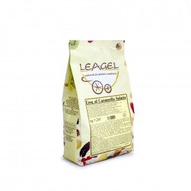 EASY BASE WITH SALTED CARAMEL - 1,2 KG. | Leagel | bag of 1,2 kg. | A complete salted caramel base for flavored gelato, to be mi