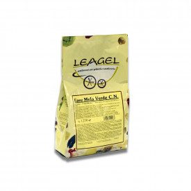 Acquista BASE EASY MELA VERDE | Leagel | busta da 1,25 kg. | Base pronta per gelato al gusto MELA VERDE da lavorare con acqua.