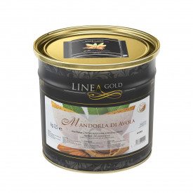 PASTA MANDORLA DI AVOLA - LINEA GOLD | Leagel | secchiello da 3,5 kg. | Pasta pura di mandorla d'Avola. Certificata VeganOK. Cer