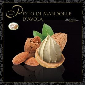 Acquista PESTO DI MANDORLE DI AVOLA - LINEA GOLD | Leagel | secchiello da 3,5 kg. | Pasta grezza pura di Mandorla d'Avola. Certi