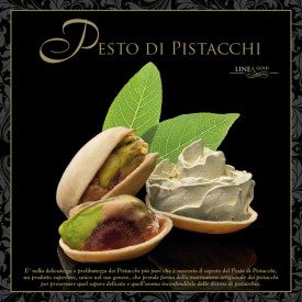 Acquista PESTO DI PISTACCHI - LINEA GOLD | Leagel | secchiello da 3,5 kg. | Pasta grezza pura di Pistacchi. Certificata VeganOK.