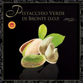 PURE PISTACHIO PASTE 100% PISTACHIO GREEN OF BRONTE DOP-GOLD LINE | Leagel | bucket of 3,5 kg. | Pure pistachios ice cream paste
