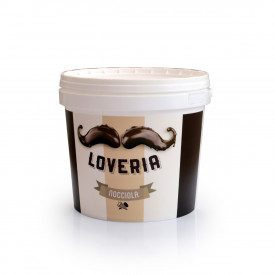 LOVERIA HAZELNUT CREAM - 5.5 Kg.. | Leagel | bucket of 5,5 kg. | Hazelnut flavor ripple cream, cremino style. Pack: bucket of 5,