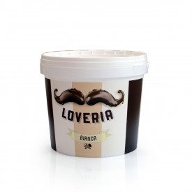WHITE LOVERIA CREAM - 5.5 Kg. | Leagel | bucket of 5,5 kg. | White chocolate flavor ripple cream, cremino style. Certifications: