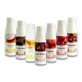 Buy TOPPING TROPICAL | Leagel | bottle of 1 kg. | Cream to garnish and marbling your gelato, in a handy bottle.