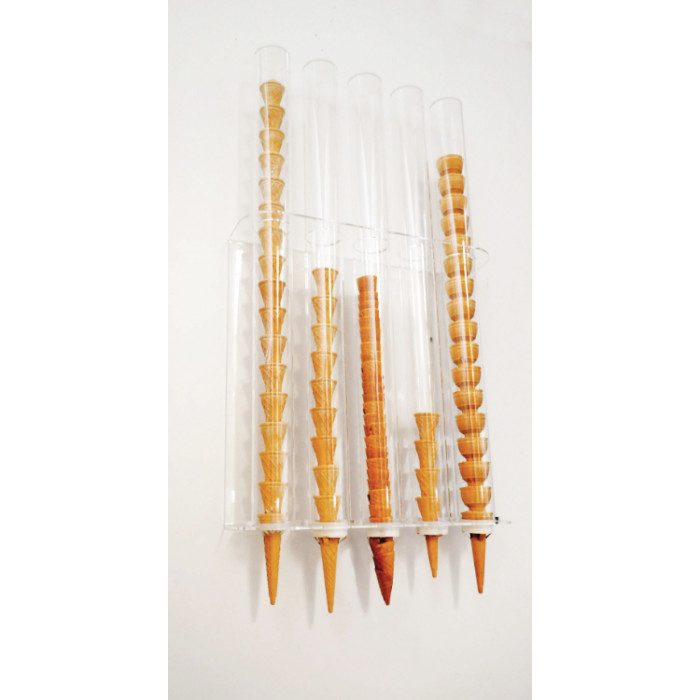 WALL-MOUNTED PLEXIGLASS CONES HOLDER | Gelq Accessories | Pack: 1 piece.; Product family: accessories | Wall cones Holder in ple WALL-MOUNTED PLEXIGLASS CONES HOLDER | Gelq Accessories | Pack: 1 piece.; Product family: accessories | Wall cones Holder in ple