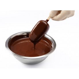 Buy STICKAWAY DARK CHOCOLATE 1.2 KG. - ICE CREAM STICK COVERING LEAGEL | Leagel | bucket of 1,2 kg. | Dark Chocolate covering.