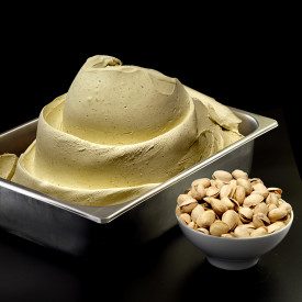 Buy PISTACHIOS PESTO - GOLD LINE | Leagel | bucket of 3,5 kg. | Pure Raw pistachios ice cream paste. Veganok Certified.