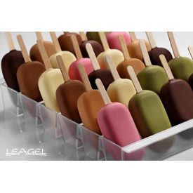 STICKAWAY WHITE CHOCOLATE 1.2 KG. - ICE CREAM STICK COVERING LEAGEL | Leagel | bucket of 1,2 kg. | Covering, white chocolate tas