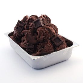 DARK CHOCOLATE PASTE 214205 | Certifications: gluten free; Pack: bucket of 3,5 kg.; Product family: flavoring pastes | Dark choc