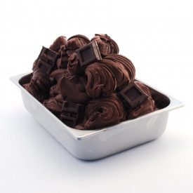 DARK CHOCOLATE PASTE | Leagel | bucket of 3,5 kg. | Dark chocolate ice cream paste Certifications: gluten free; Pack: bucket of 