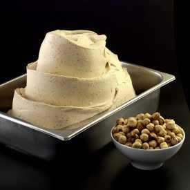 PIEDMONT IGP HAZELNUT PESTO - GOLD LINE | Leagel | bucket of 3,5 kg. | Pure raw hazelnut ice cream paste. Piemonte IGP Certified