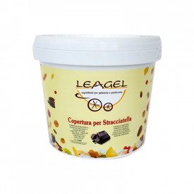 Buy COVERING FOR CLASSIC STRACCIATELLA - 5 KG. | Leagel | jar of 5 kg. | Classic dark chocolate covering.