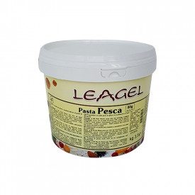 Buy PEACH PASTE | Leagel | bucket of 3,5 kg. | Peach gelato paste (puree).
