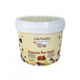Acquista PASTA PISTACCHIO PURO NATURE | Leagel | secchiello da 3,5 kg. | Pasta pura di pistacchi del Mediterraneo.