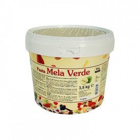 Buy GREEN APPLE PASTE | Leagel | bucket of 3,5 kg. | Green Aplle ice cream paste (puree).