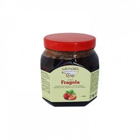 Acquista VARIEGATO FRAGOLA | Leagel | barattolo da 2 kg. | Crema per variegare a base di Fragola.