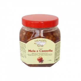 Acquista VARIEGATO MELA E CANNELLA | Leagel | barattolo da 2 kg. | Crema per variegare a base di Mele e aromatizzata con pura ca