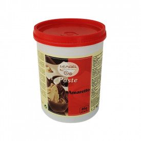 AMARETTO PASTE | Leagel | jar of 1,2 kg. | Amretto concentrated ice cream paste. Pack: jar of 1,2 kg.; Product family: flavoring