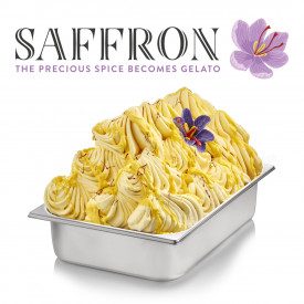 Buy online SAFFRON PASTE Rubicone | box of 6 kg. - 2 buckets of 3 kg. | Flavoring paste with precious Saffron taste.