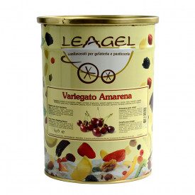 Acquista VARIEGATO AMARENA | Leagel | secchiello da 6 kg. | Crema per variegare a base di Amarene.