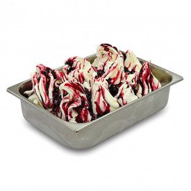 Buy SOUR CHERRY CREAM | Leagel | bucket of 6 kg. | Sour cherry ripple cream.