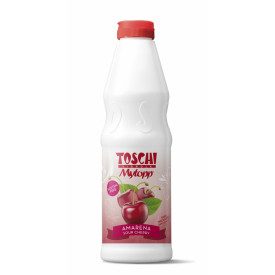 TOPPING SOUR CHERRY TOSCHI - 1 Kg. | Toschi Vignola | Certifications: vegan; Pack: bottle of 1 kg.; Product family: toppings and