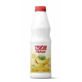 TOPPING BANANA | Toschi Vignola | Pack: box of 6 kg. -6 bottles of 1 kg.; Product family: toppings and syrups | High quality rip