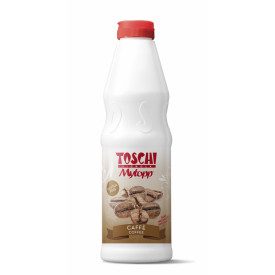 Gelq.it | Buy online TOPPING COFFEE Toschi Vignola | box of 6 kg. -6 bottles of 1 kg. | High quality ripple cream to garnish gel