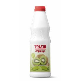 TOPPING KIWI | Toschi Vignola | Certifications: vegan; Pack: box of 6 kg. -6 bottles of 1 kg.; Product family: toppings and syru