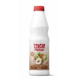 TOPPING HAZELNUT | Toschi Vignola | Pack: box of 6 kg. -6 bottles of 1 kg.; Product family: toppings and syrups | High quality r