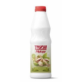 TOPPING PISTACHIO | Toschi Vignola | Pack: box of 5.4 kg.-6 bottles of 0.9 kg.; Product family: toppings and syrups | High quali