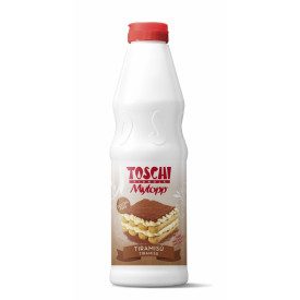 Gelq.it | Buy online TOPPING TIRAMISÙ Toschi Vignola | box of 6 kg. -6 bottles of 1 kg. | High quality ripple cream to garnish g