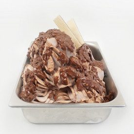 AMBROGIO CREAM - HAZELNUT AND CHOCOLATE | Toschi | Pack: box of 10 kg.- 2 buckets of 5 kg; Product family: cream ripples | A cru