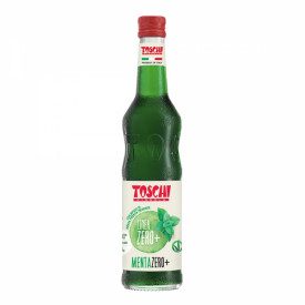 Gelq.it | Buy online MINT SYRUP ZERO+ Toschi Vignola | box of 3.36 kg. - 6 bottles of 0.56 kg. | MINT taste syrup, no sugar, no 