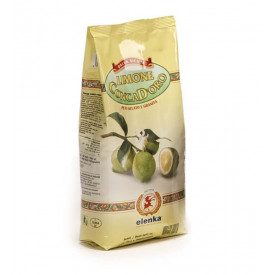 BASE CONCA D'ORO LIMONE 50 Elenka | sacchetto da 1 kg. | Base completa per realizzare squisiti gelati e granite al gusto limone.