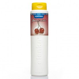 TOPPING ELENKA AMARENA - BLACK CHERRY - 1 kg. | Elenka | Pack: pet bottle of 1 kg.; Product family: toppings and syrups | Cream 